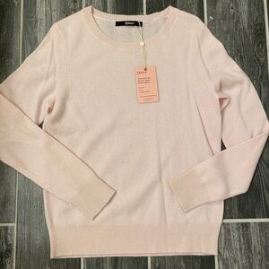 Quince Soft Pink Cashmere Sweater NWT New Small